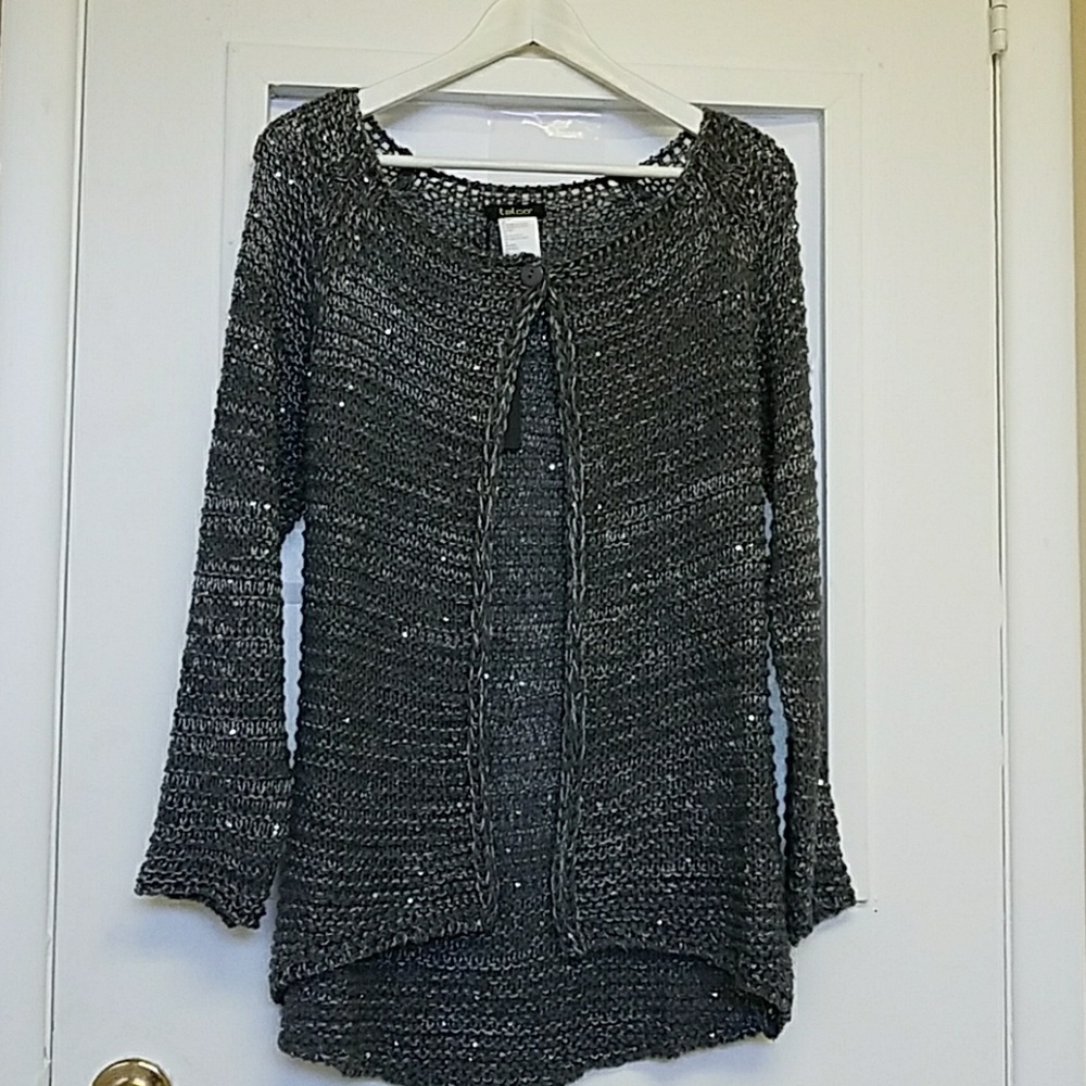Sequined cardigan